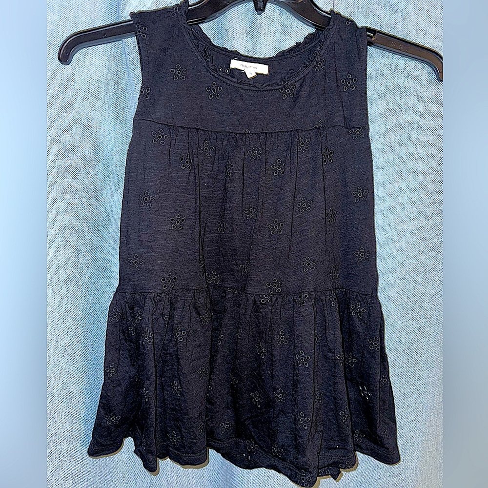 Maurice’s Womens Black Dressy Eyelet Tank Top